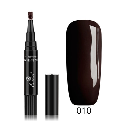 3 In 1 Gel Nail Varnish Pen Glitter One Step Nail Art Gel Polish Hybrid 3 In 1 Gel Nail Varnish Pen Glitter One Step Nail Art Gel Polish Hybrid